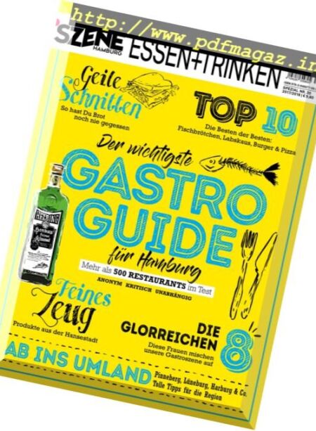 Szene Hamburg Spezial – Essen & Trinken 2017-2018 Cover