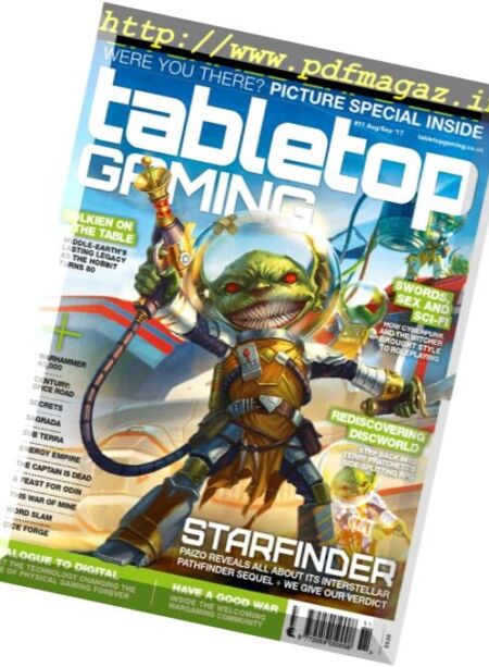 Tabletop Gaming – August-September 2017 Cover