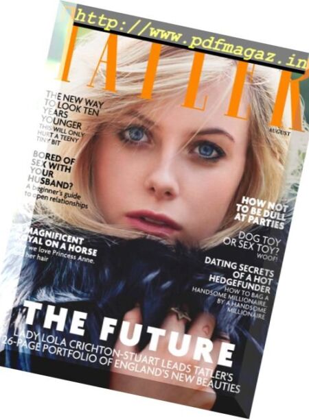Tatler UK – August 2017 Cover