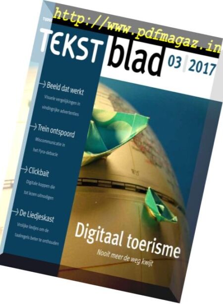 Tekst Blad – Nr.3 2017 Cover
