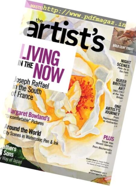 The Artist’s Magazine – September 2017 Cover