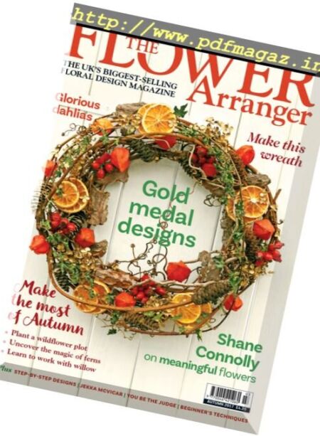 The Flower Arranger – Autumn 2017 Cover