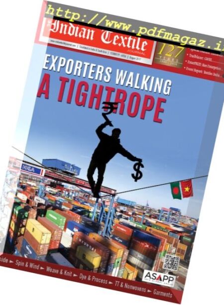 The Indian Textile Journal – August 2017 Cover