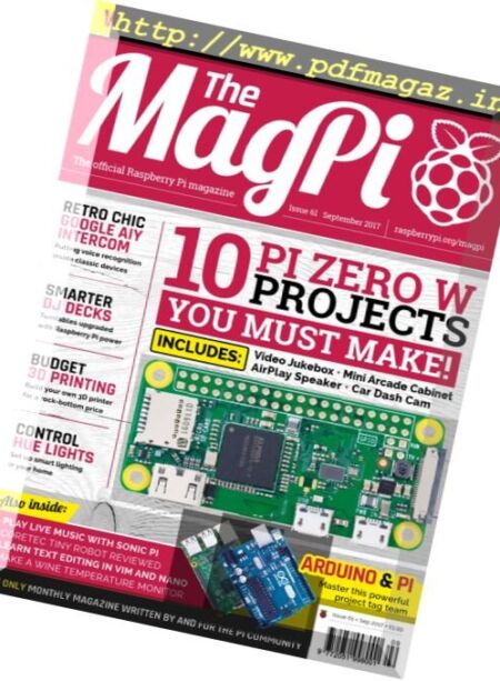 The MagPi – September 2017 Cover