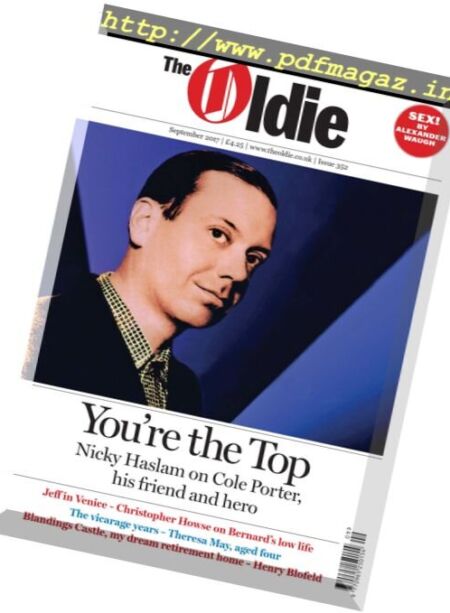 The Oldie – September 2017 Cover