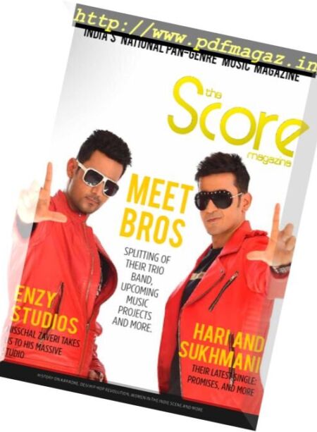 The Score Magazine – July 2017 Cover