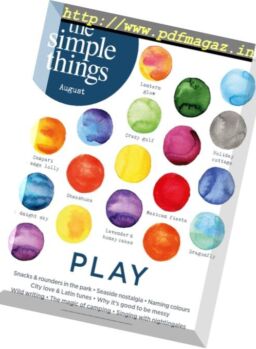 The Simple Things – August 2017