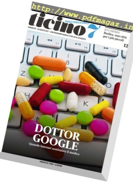 Ticino 7 – 18 Agosto 2017 Cover