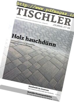 Tischler Journal – Juli-August 2017