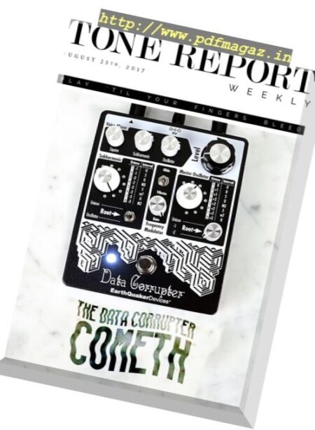 Tone Report Weekly – Issue 194, 18 August 2017 Cover
