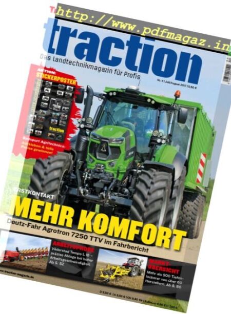 Traction Germany – Juli-August 2017 Cover