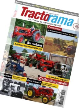 Tractorama – Aout-Septembre 2017