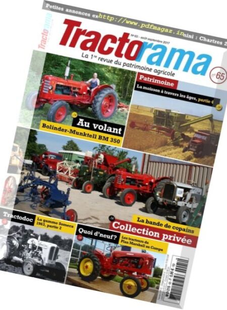 Tractorama – Aout-Septembre 2017 Cover
