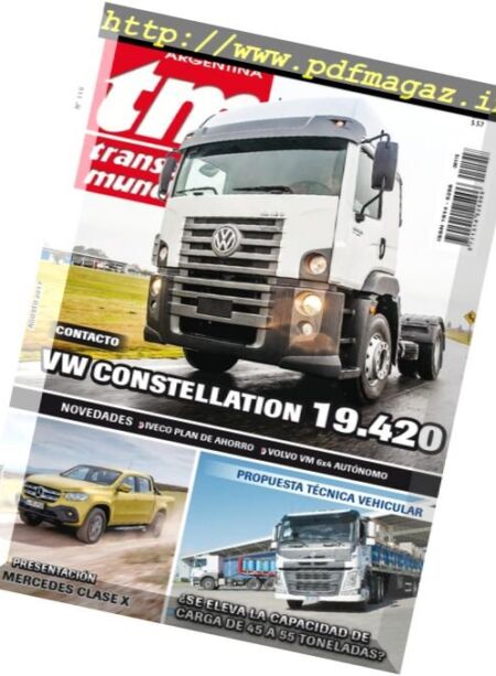 Transporte Mundial Argentina – Agosto 2017 Cover