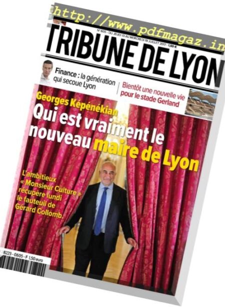 Tribune de Lyon – 13 au 19 Juillet 2017 Cover