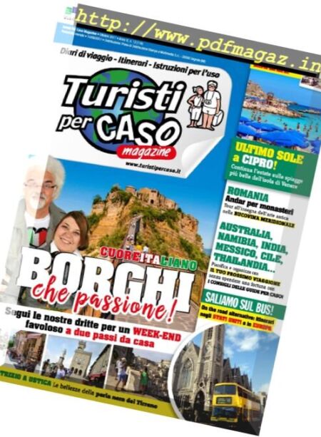 Turisti Per Caso – Ottobre 2017 Cover
