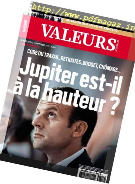 Valeurs Actuelles – 7 au 13 Septembre 2017 Cover