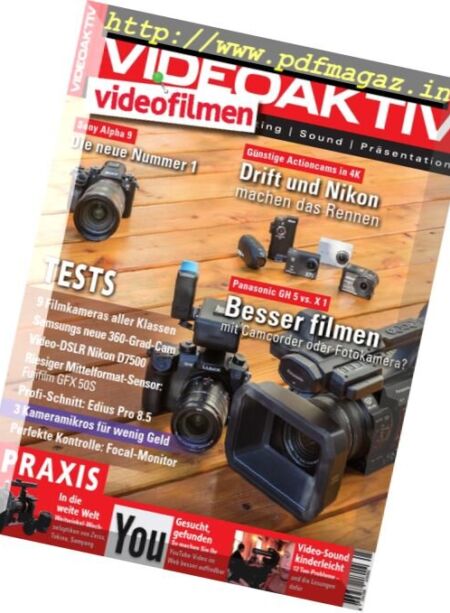 Videoaktiv – August-September 2017 Cover