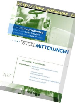 VIK Mitteilungen – Nr.3 2017