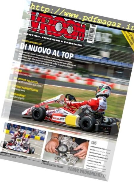 Vroom Italia – Agosto 2017 Cover