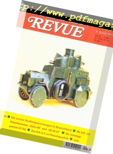 Waffen Revue – N 123, IV.Quartal 2001 Cover