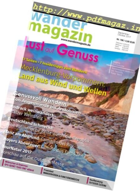 Wander Magazin – September-October 2017 Cover