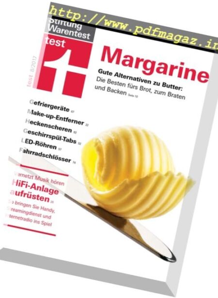 Warentest – August 2017 Cover
