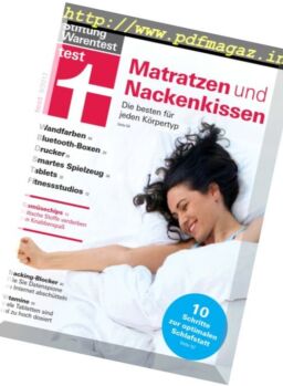 Warentest – September 2017