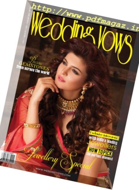Wedding Vows – July-August 2017 Cover