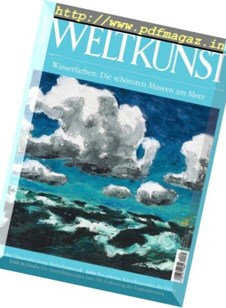 Weltkunst – August 2017 Cover