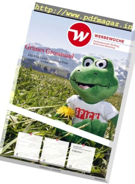 Werbewoche – 14 Juli 2017 Cover