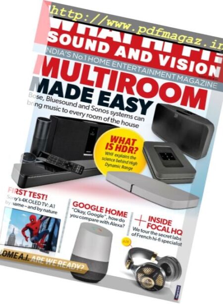What Hi-Fi India – August 2017 Cover