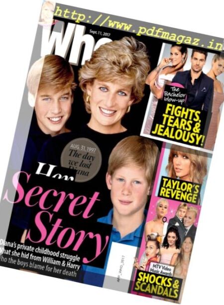 Who – 11 September 2017 Cover