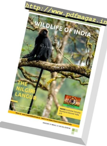 Wildlife of India – August 2017 Cover