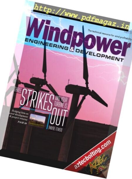 Windpower Engineering & Development – August 2017 Cover