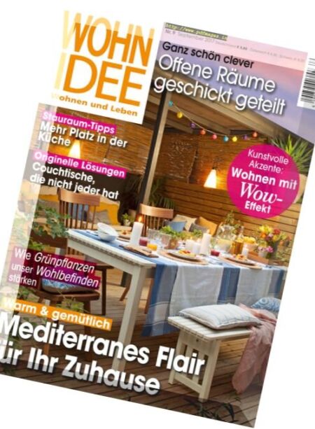 Wohnidee – September 2017 Cover