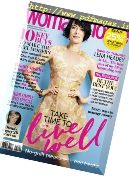 Woman & Home South Africa – September 2017 Cover