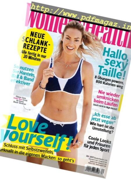 Women’s Health Germany – September 2017 Cover