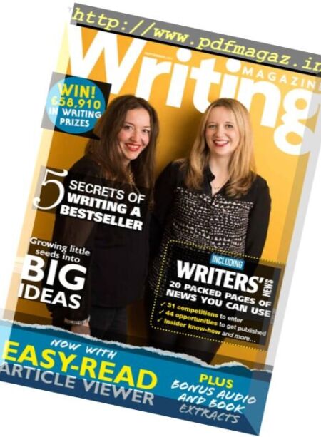 Writing Magazine – September 2017 Cover