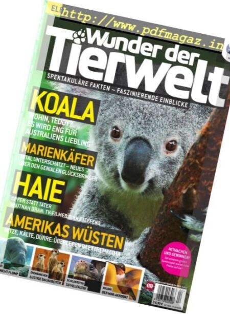 Wunder der Tierwelt – August-Oktober 2017 Cover