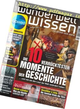 Wunderwelt Wissen – August 2017
