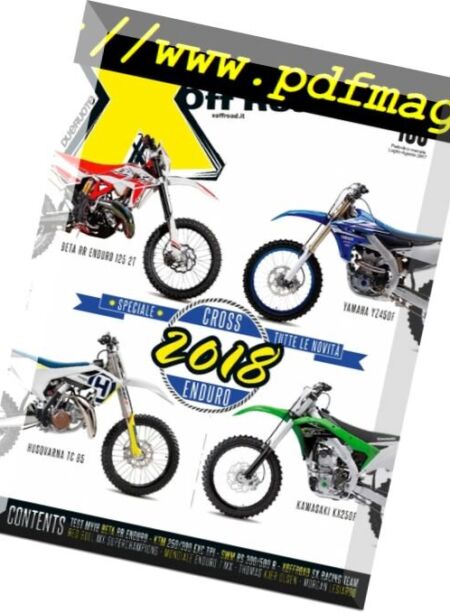 XOff Road – Luglio-Agosto 2017 Cover