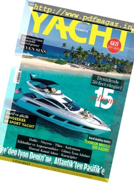 Yacht Turkey – Agustos 2017 Cover