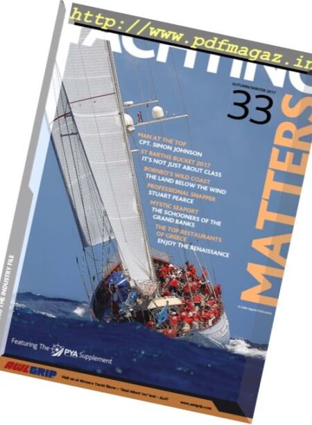 Yachting Matters – Autumn-Winter 2017 Cover