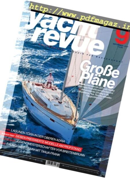 Yachtrevue – September 2017 Cover