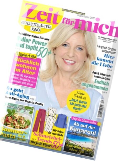 Zeit fur mich – September 2017 Cover
