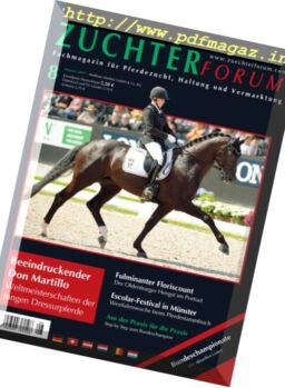 Zuchterforum – August 2017