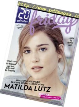 20 Minuten Friday – 8-14 September 2017