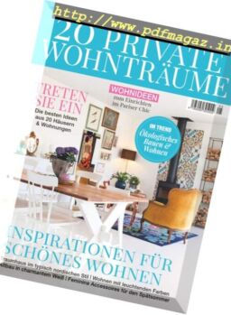 20 Private Wohntraume – September-Oktober 2017