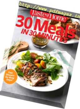 30 Meals in 30 Minutes – August 2017